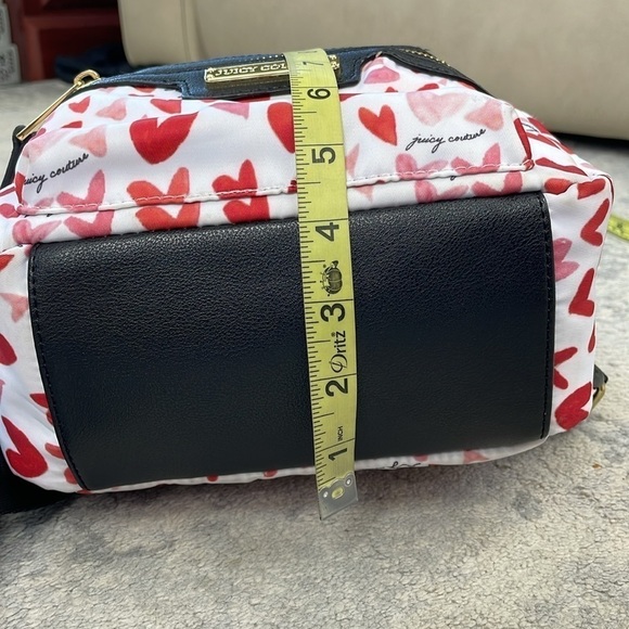 Juicy Couture Mini Heart Backpack White Red Black Casual main image 10